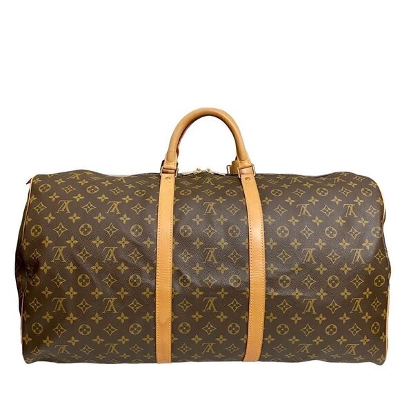 LOUIS VUITTON Monogram Keepall 55 Travel Bag 🧳 LV 29 - Picture 4 of 17